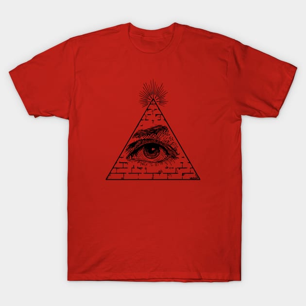 The All Seeing Eye T-Shirt by Harley Warren